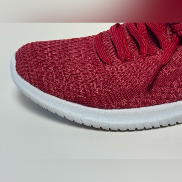 Red Skechers Air Cooling Memory Foam Slip Ons - Size 8 - Picture 5 of 12